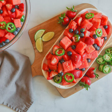 Spicy and Fresh Watermelon Salad