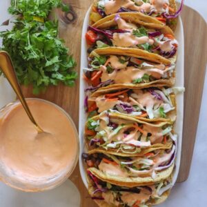 Roasted Veggie and Black Bean Tacos