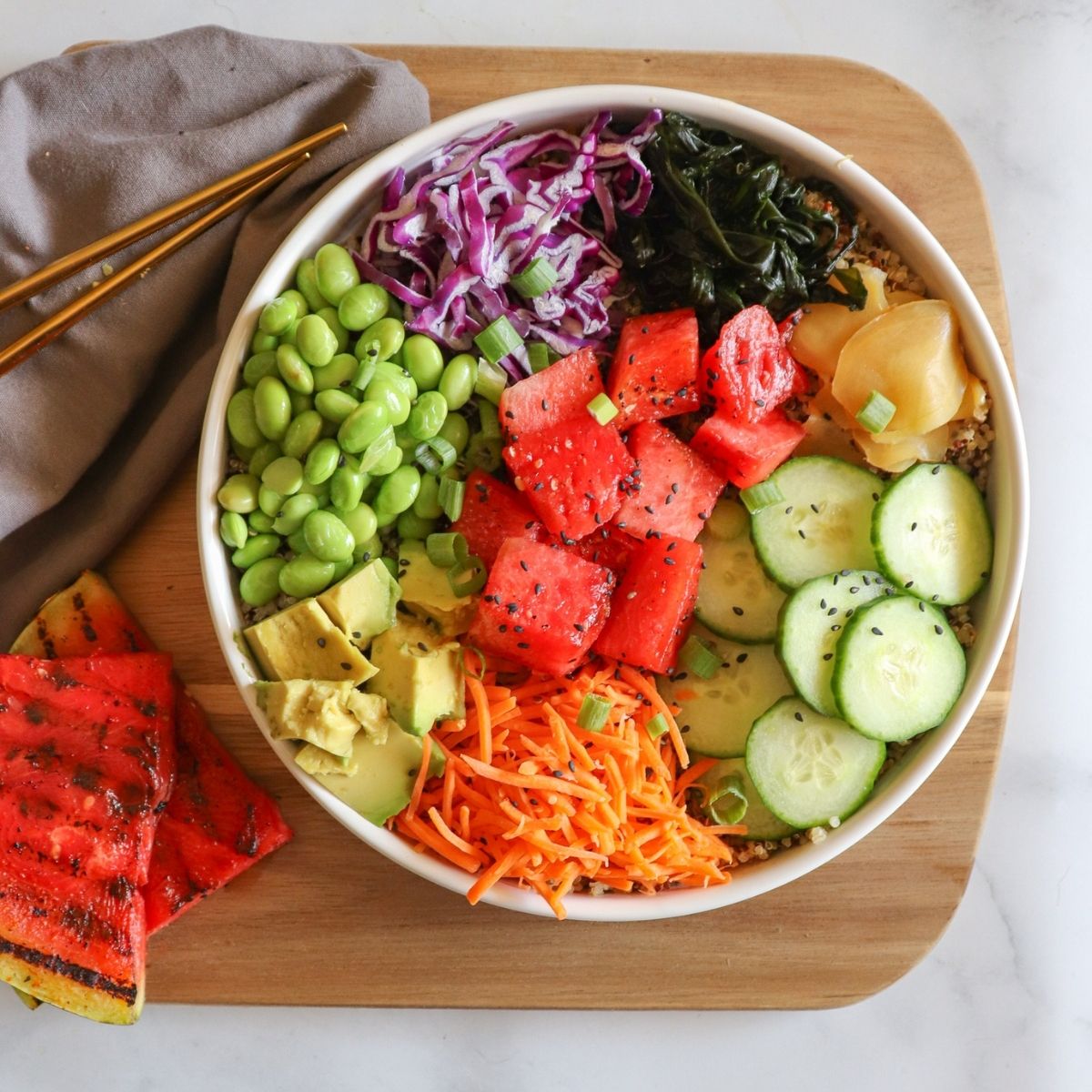 Vegetarian Poke Bowl - A Blissful Bowl!