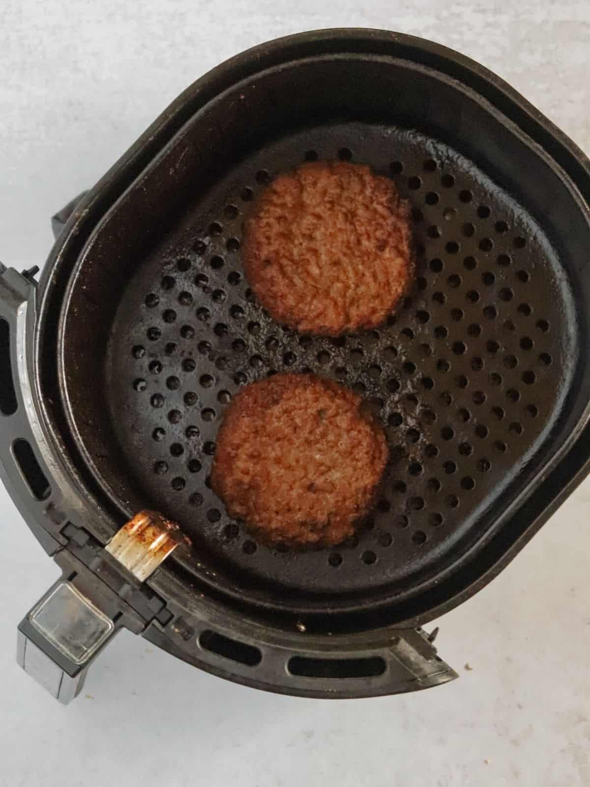 fully cooked patties
